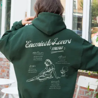 Enemies to Lovers Retro Bookish Hoodie