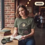 annabel lee edgar allan poe t shirt coffee shop female moss