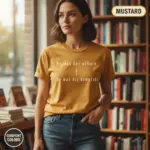 he was her villain she was his downfall dark romance garment dyed t shirt bookish reader tee creative female mustard
