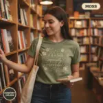 it is a truth universally acknowledged jane austen garment dyed t shirt pride and prejudice tee bookstore female young moss