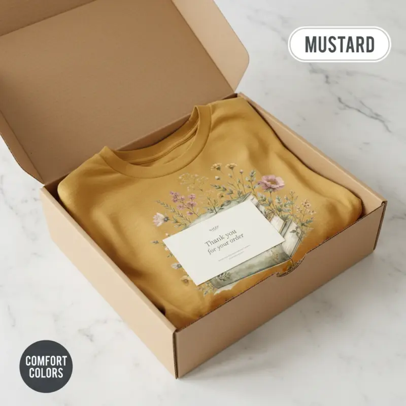 one more chapter funny bookish garment dyed t shirt book lover reading tee packaging mustard