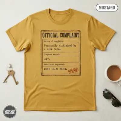 Personally Victimized by a Slow Burn Funny Romance Garment-Dyed T-Shirt, Spicy Bookish Tee