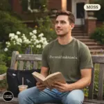 poe would understand funny edgar allan poe garment dyed t shirt gothic bookish tee outdoor reading male moss