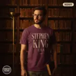 stephen king era horror reader t shirt creative male berry