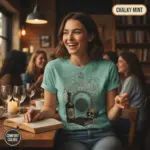 the cask of amontillado t shirt book club female chalky mint