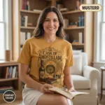 the cask of amontillado t shirt mature female mustard