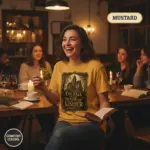 the fall of the house of usher t shirt book club female mustard