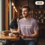 to read or not to read funny shakespeare garment dyed t shirt classic literature bookish tee coffee shop male orchid