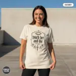 touch her and die energy dark romance garment dyed t shirt spicy bookish tee sunlight female ivory