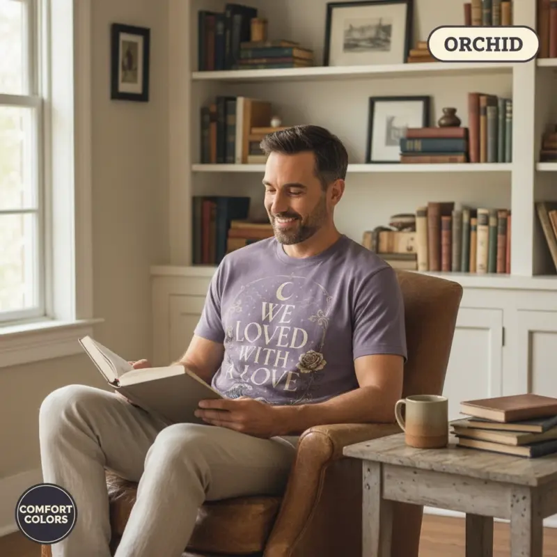 we loved with a love t shirt mature male orchid
